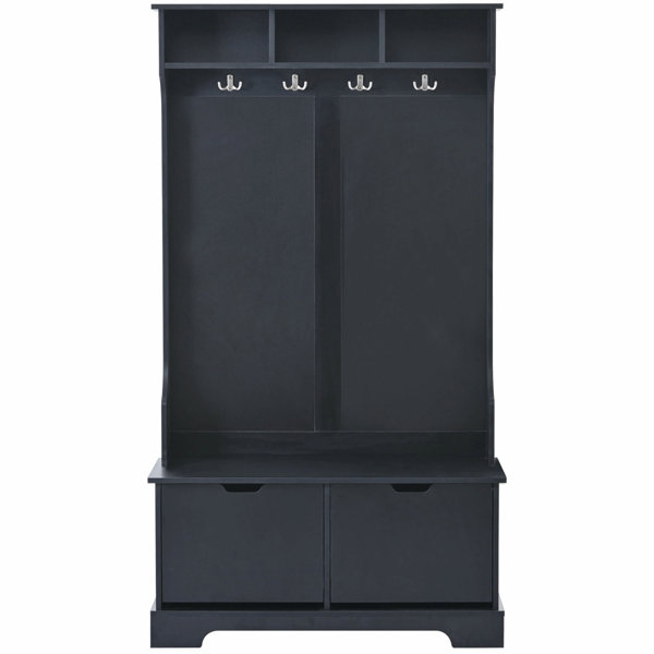 Red Barrel Studio® Arkell Hall Tree 39.41'' Wide with Bench Wayfair